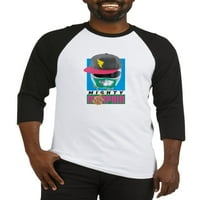 Cafepress - Power Rangers Moćni Morphin - pamučni bejzbol dres, majica rukavca Raglan
