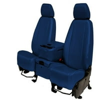 Caltrend Stražnji čvrsti poklopci sjedala od karbonskih vlakana za 2000 - Toyota Echo - TY346-04FA plavi umetci i obrezivanje