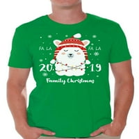 Awkward Styles Ruly Xmas majice za muškarce Božićna Llama majica