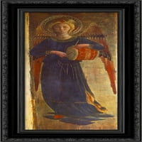 Angel crna ukrašena drva ugrađena platna umjetnost Angelico, Fra
