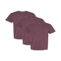 Udobne boje odraslih teška majica, 2-paket, boysenberry, xl