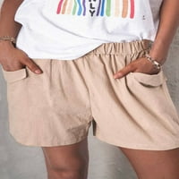 Elastične struke Hlače za žene, Zeiger Ljeto Comfy Shorts sa džepovima