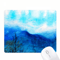Plava planinska slikarska umjetnost jastuk za miša Neklizajuća gumena gumena mousepad ured za igre