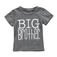Big Brother Little Sestring Kid Boys Baby Girls Cotton Tops Majica Ramper odjeća