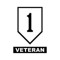 1. pešadijska divizija Veteran naljepnica naljepnica naljepnica - samoljepljivi vinil - otporan na vremenske