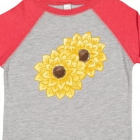 Inktastični žuti suncokretovi Poklon dječaka malih majica malih majica ili majica za Toddler