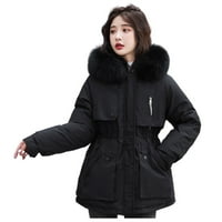 Tagold zimski kaput jakna jesen odjeću za žene, ženska zimska jakna topli kaput tanak krilni ovratnik