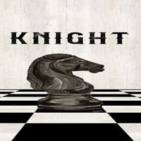 Radije se igraju šahovska crna panel III-vitez Tara Reed