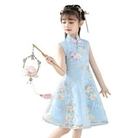 Dječje djece Dječje djevojke Dječje baš hanfu haljine bez rukava za kineske kalendar Novogodišnje princeze