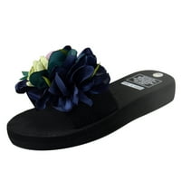 Daznico papuče za žene ženske boemske cvjetne klinove papuče ljetne sandale Neklizajuće plažne cipele
