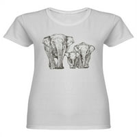 Majica u obliku pješačenja na slonu, žene - MIMage by Shutterstock, ženska mala