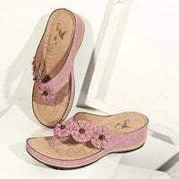 Ženske sandale cipele klinovi Flip flops modne kopče sandale Ljetne cipele za žene
