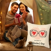 Domaći dekor Valentinovo bacanje jastuk za bacanje crveno ljubavno pismo breskve jastuk za ispis kože