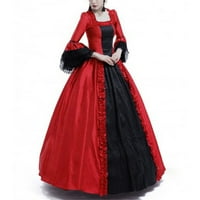 Fairy outfit za žene, ženski viktorijanski victorijanski sudski haljini Renesansne srednjovjekovne haljine