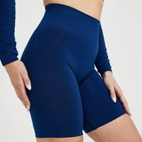 Rovga ženske kratke hlače treniraju dno bešavne kratke hlače visoke struke biciklističke kratke hlače
