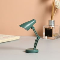 1111fouron Lijepa za čitanje 2W LED preklopni mini stol 180 ° Podesiva noćna lampa za radnu površinu, tip 1, zelena