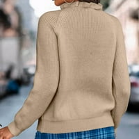 GUZOM džemper za žene u prodaji - džemperi za žene Trendy casual vrhovi čvrsti gumb pulover vrhove novih
