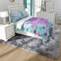Mekani shggy prostirki za spavaću sobu, bojenje pahuljastih tepiha za dječju sobu, 6'x9 ', siva