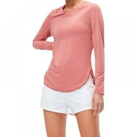 Ženske dugih rukava UV zaštitne majice za zaštitu od sunca Brzo suho osip plivanja na otvorenom majica