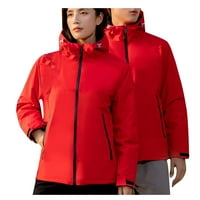 Hvyesh Par otporni prema kaputima, muškarci i ženska vodootporna skijaška jakna dugih rukava dukseva