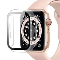 Slučaj odbrane sa integriranim zaštitnim zaslonom od kaljenog stakla za Apple Watch seriju SE - Clear