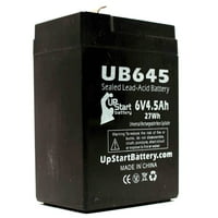 - Kompatibilna portalac PA6V baterija - Zamjena UB univerzalna zapečaćena olovna kiselina - uključuje f do f terminalne adaptere