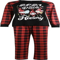 Danceemangoos Božićne pidžame za obitelj PJS Podudaranje za odmor Pajamas Spavaće odjeće za tinejdžere