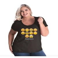 Normalno je dosadno - Ženska pulks pulks Curvy majica, do veličine - Emoji Entourage