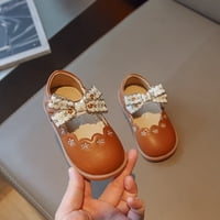 Dječje djece Dječje cipele Bowknot Odštampane niske potpetice Zatvori modne ljetne sandale Ležerne prilike
