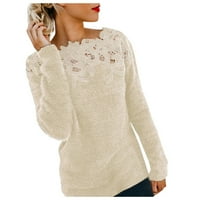 Fuzzy džemper za žene Žene Ležerne prilike, pulover pulover, pulover, pulover Flully Flully Pphwork