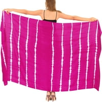 Zaljev ženski ljetni kupaći kostim Pareo Cover up win wrap bave plaže Sarong Pogone za žene Jedna veličina ružičasta, kravata boja