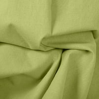 Ersazi Ženski vrhovi Ženski modni pulover okrugli vrat Pamuk posteljina od punog ležernog ležernog vrha