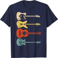 Cool gitarski igrači Art Muškarci Žene Vintage Akustična gitarista majica