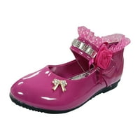 Fattazi dječje dijete dječje djevojke cvjetne kožne cipele s jednim mekim plesnim princezama cipele