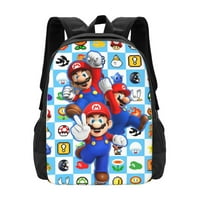 Mario ruksak casual igra crtani ruksak putni na otvorenom sportski ruksaci školske torbe super mario