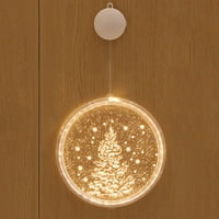 3D Svjetla za vješanje diska LED božićna svjetla Svjetla za ukrašavanje prostorija