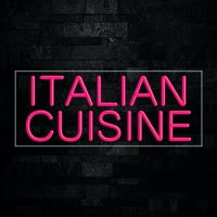 Talijanska kuhinja-LED neonski znak 30 L 12 H 30255