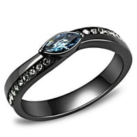 Light crna ženski prsten Anillo para mujer y ninos unise dječji prsten od nehrđajućeg čelika 316l sa