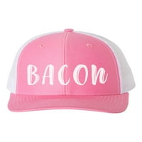 Bacon šešir, riječ slanina, ljubitelj slanine, bakon odjeća, kapu za kamiondžija, podesiv, slanina snapback, volim slaninu, boje