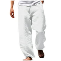 Feterrnal posteljina odjeća za muškarce Prirodne posteljine hlače za muškarce savremeni ugodni kvalitetni