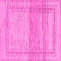 Ahgly Company u zatvorenom kvadratu Sažetak ružičaste moderne prostirke, 3 'kvadrat