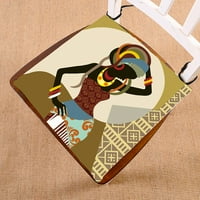 Popularna afrička žena stolica sjedala sjedalica jastuka jastuka jastuk jastuk sa prozračnim memorijskim