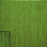 Ahgly Company Indoreni pravokutnik Sažetak Zelene suvremene prostirke, 8 '10'