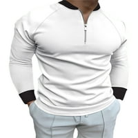 Paille Men Polo majica CREW CACT T majice Čvrsta boja Tee Athletic Sport Majica Bijela 2xl