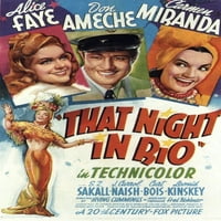 Te noći u Riju Alice Faye Don Ameche Carmen Miranda 1941. TM i autorska prava ?? 20. stoljeće fo film