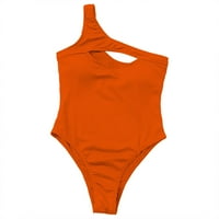 Ženske bikini pune boje spojene kupaći kostim kostim za kupaći kostim