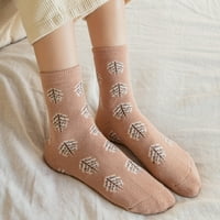 Božićne ponude Zimske žene Socks srednja cijev čuvanje toplim slatkim vunenim čarapama Veliki pokloni
