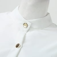 Ženski kratki rukav vrhovi lagana majica majica s gumbom Spring Nova ženska majica košulje od čvrstog
