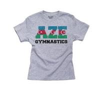 Azerbejdžan Gimnastika - Olimpijske igre - Rio - Boy's Pamučno mladost siva majica