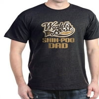 Cafepress - Shih Poo pas tata tamna majica - pamučna majica